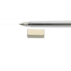 Ímã de neodímio bloco 20 x 10 x 5 mm - N42